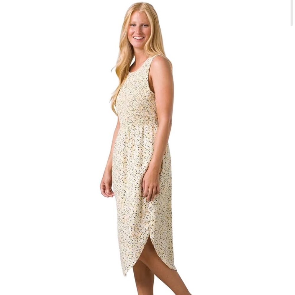 PrAna Canvas Alotta Dots‎ Midi Dress